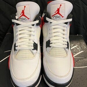 🔥👟 Jordan 4 Retro “Red Cement” – Men’s Size 12 – Excellent Condition – OG Box